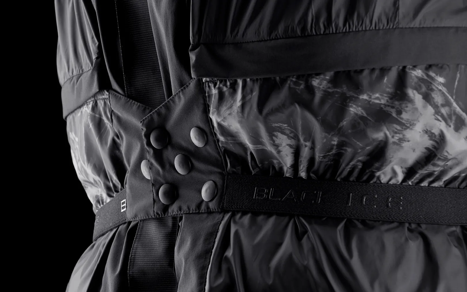 BLACK ICE GORE TEX DOWN JACKET